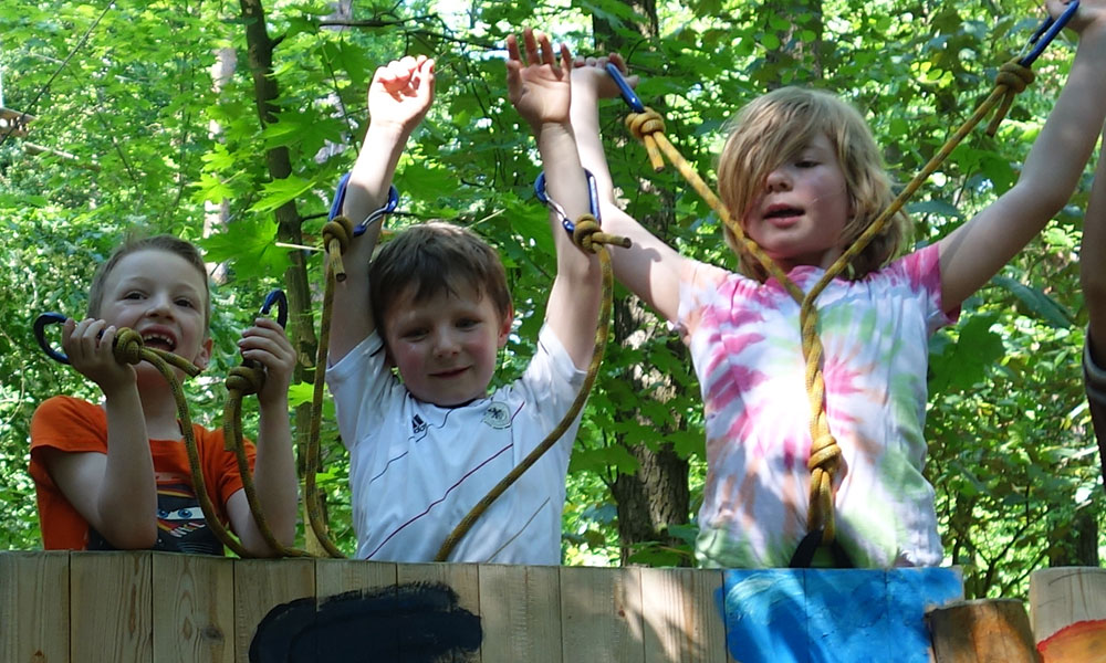 Kindergeburtstag im Kletterwald